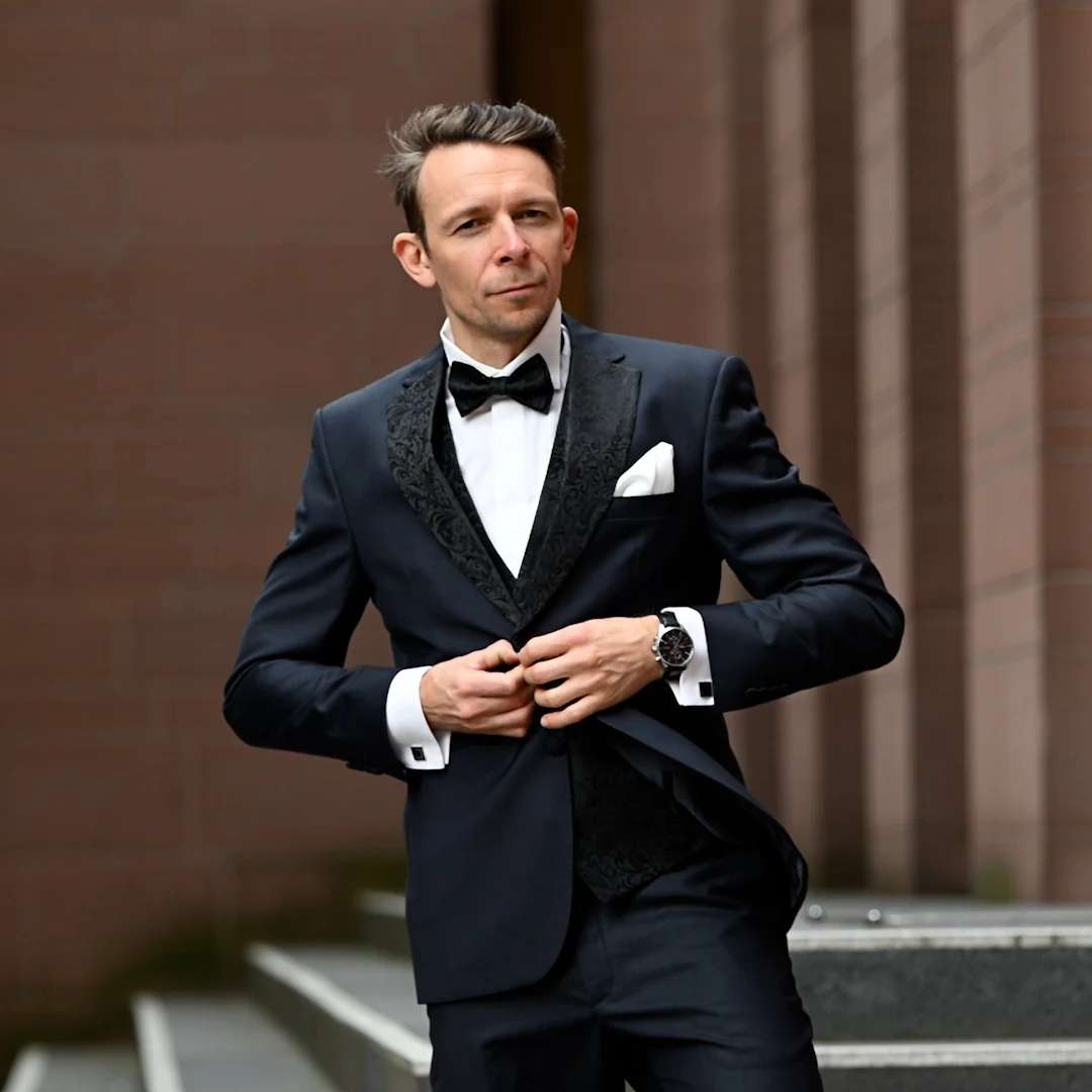 New York — Hochzeitsanzug